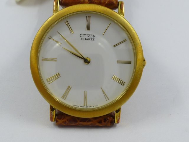 Oiritaly Watch Quartz Man Citizen QX1342 Oro 18K Watches